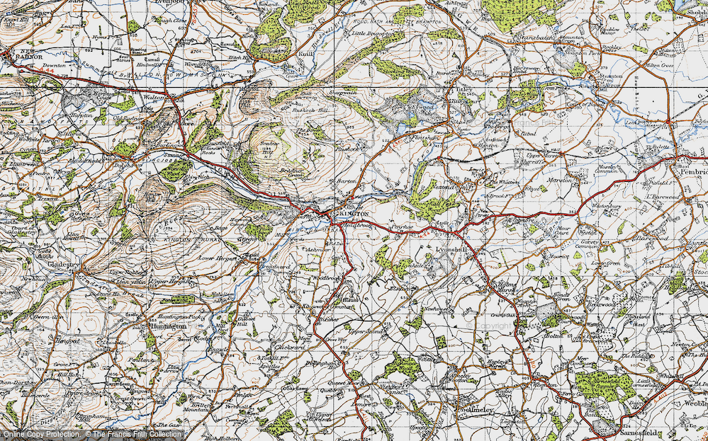 Old Map of Headbrook, 1947 in 1947