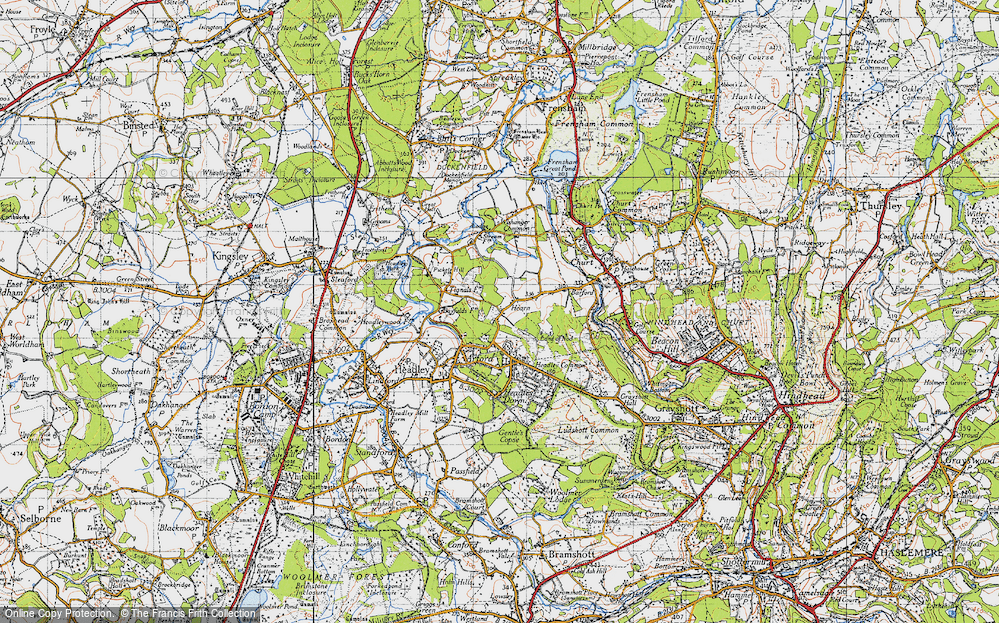 Old Map of Hearn, 1940 in 1940