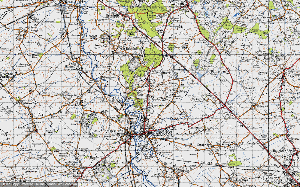 Old Maps of Heath and Reach, Bedfordshire - Francis Frith