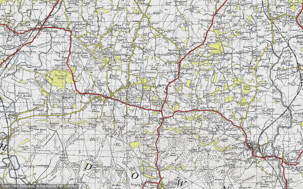 Old Map of Heath Common, 1940 in 1940