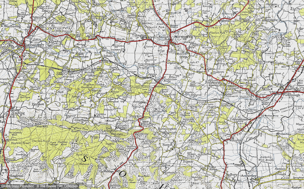 Old Map of Heath End, 1940 in 1940