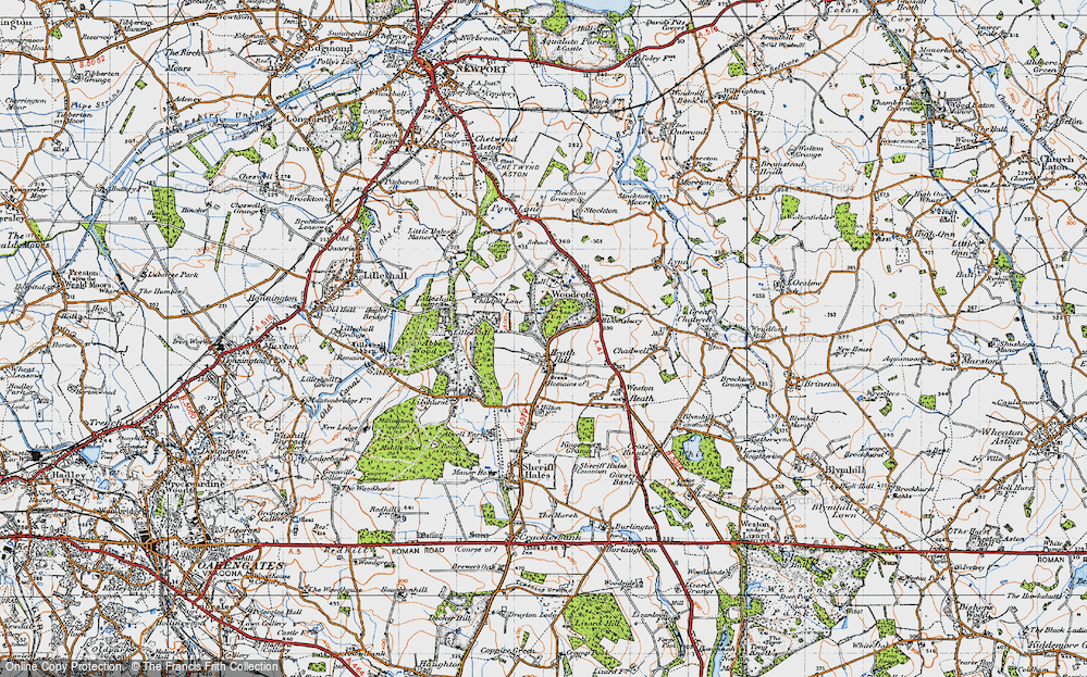 Old Map of Heath Hill, 1946 in 1946