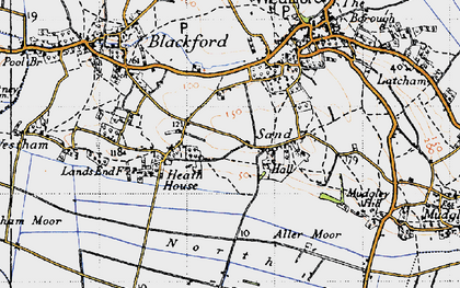 Old map of Heath House in 1946