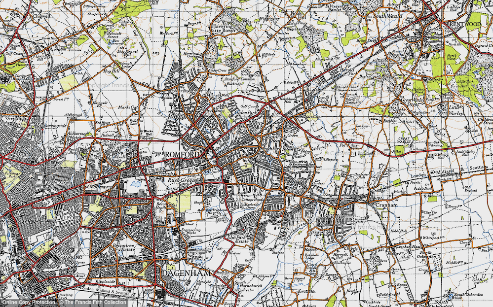 Old Map of Heath Park, 1946 in 1946
