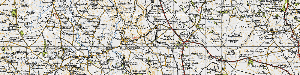 Old map of Lean Low in 1947