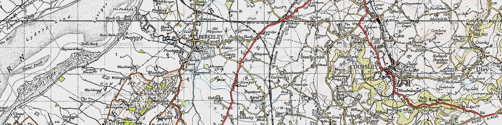 Old map of Blanchworth in 1946