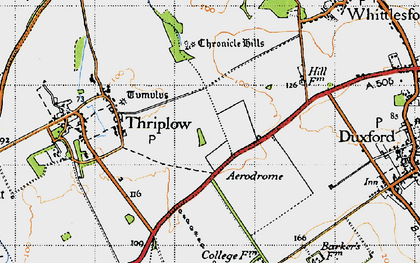 Old map of Heathfield in 1946