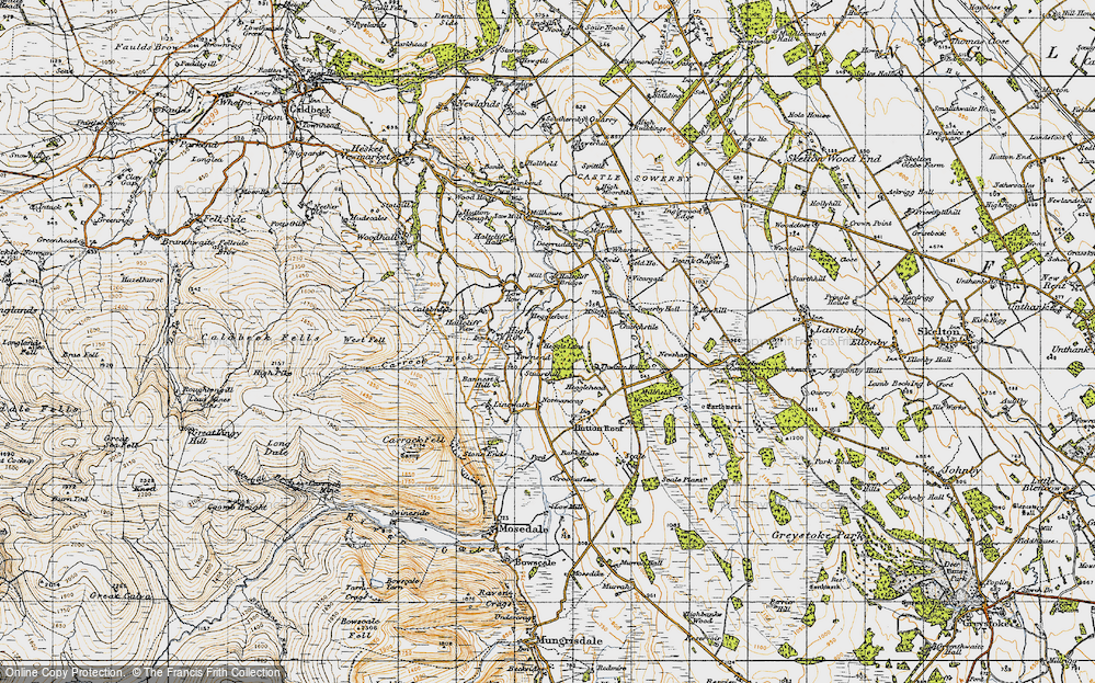 Old Map of Heggle Lane, 1947 in 1947