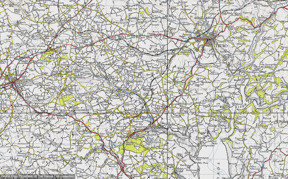 Old Map of Helston Water, 1946 in 1946