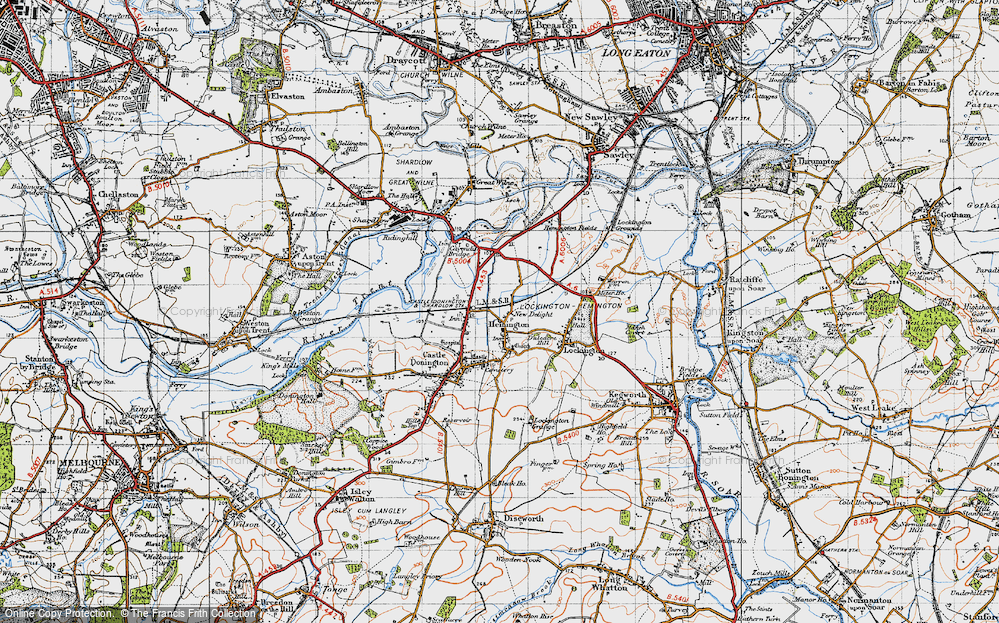 Old Map of Hemington, 1946 in 1946