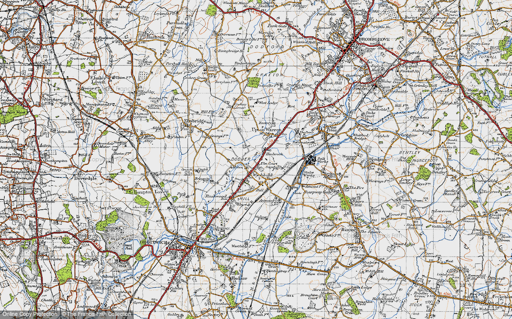 Old Map of Henbrook, 1947 in 1947