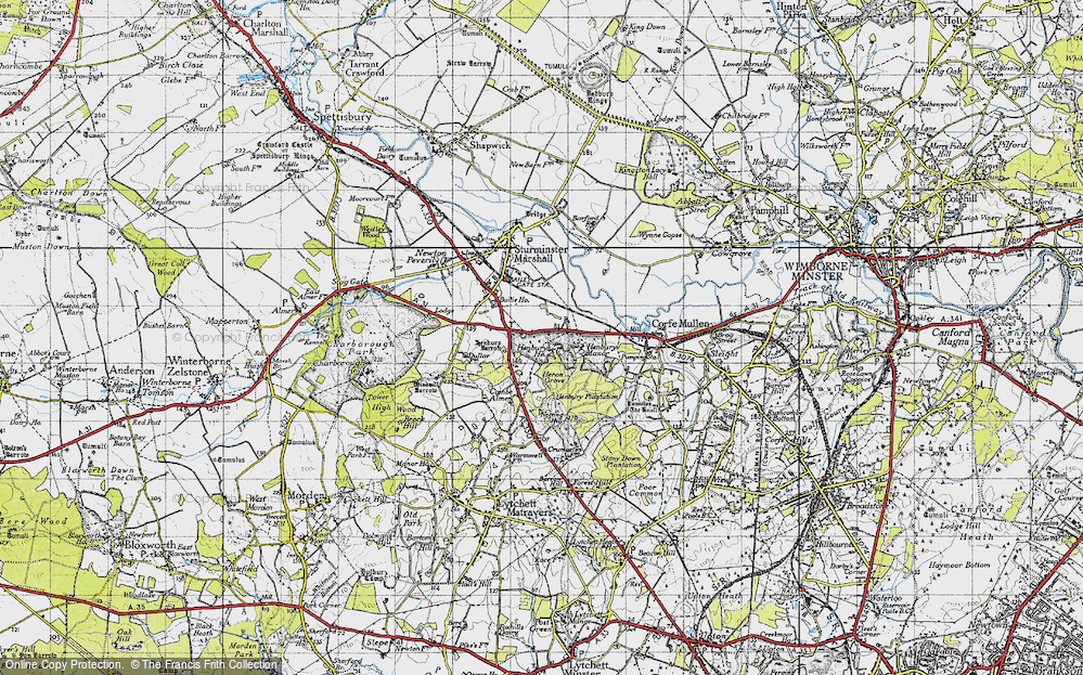 Old Map of Henbury, 1940 in 1940
