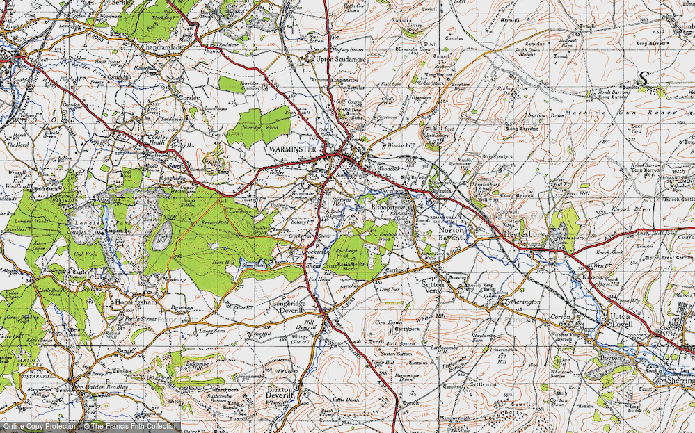 Old Map of Henfords Marsh, 1946 in 1946