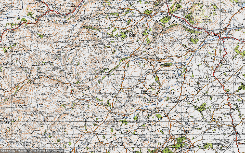 Old Map of Hengoed, 1947 in 1947