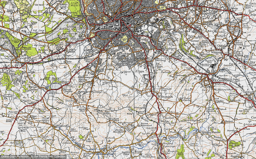 Old Map of Hengrove Park, 1946 in 1946