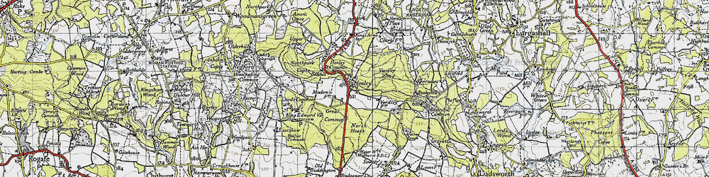 Old map of Henley in 1940