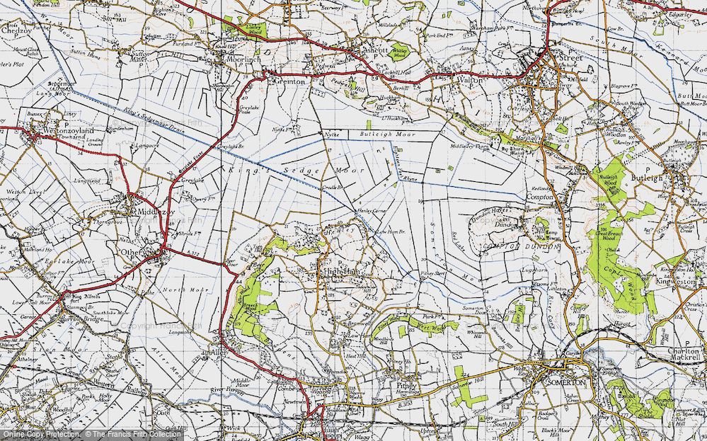 Old Map of Henley, 1945 in 1945