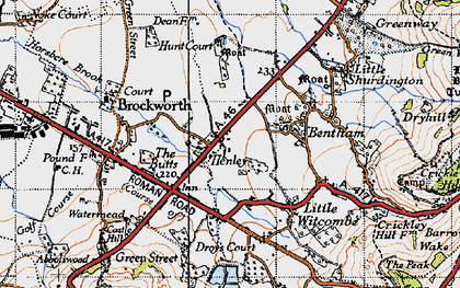 Old map of Henley in 1946