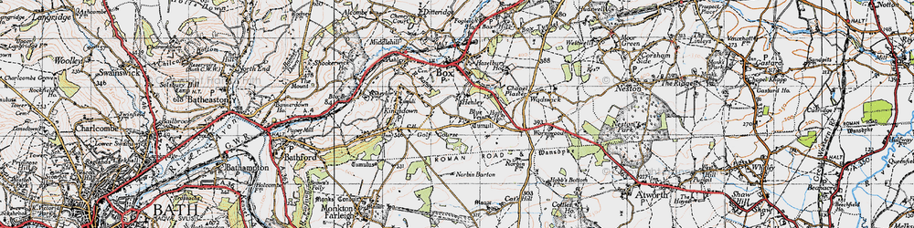 Old map of Henley in 1946