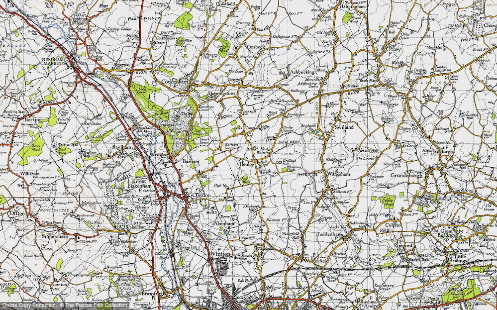 Old Map of Henley, 1946 in 1946