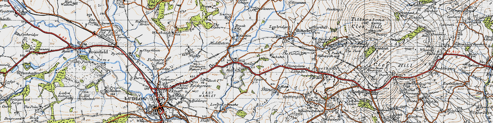 Old map of Henley in 1947