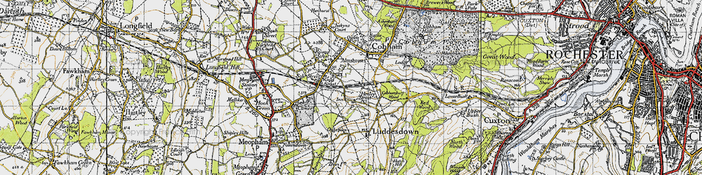 Old map of Henley Street in 1946