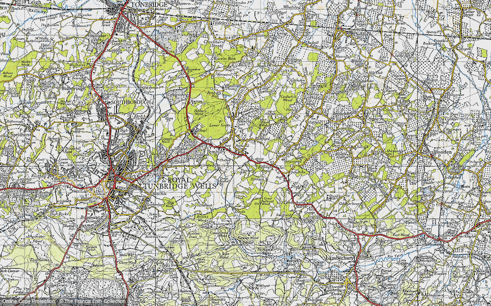Old Map of Henwood Green, 1946 in 1946