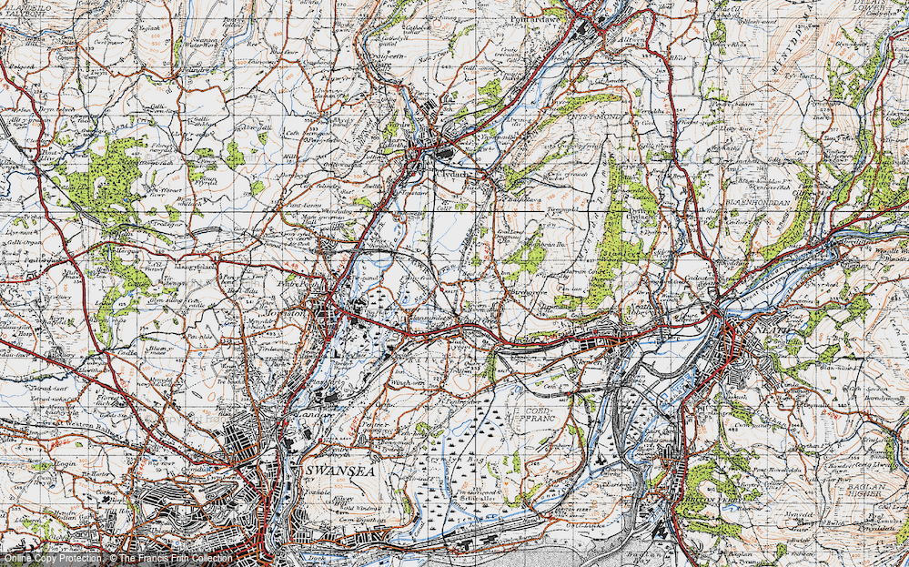 Old Map of Heol Las, 1947 in 1947