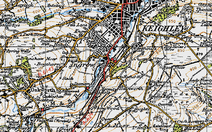 Old map of Hermit Hole in 1947