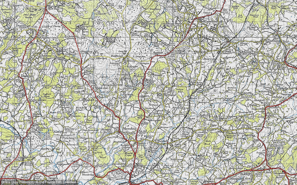 Old Map of Heron's Ghyll, 1940 in 1940