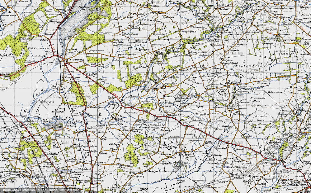 Old Map of Hetherside, 1947 in 1947