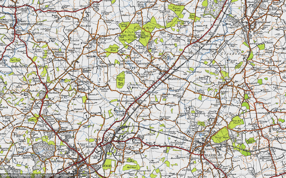 Old Map of Heybridge, 1946 in 1946