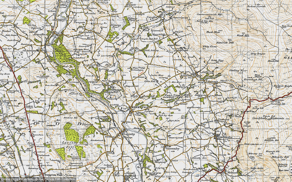 Old Map of High Bankhill, 1947 in 1947