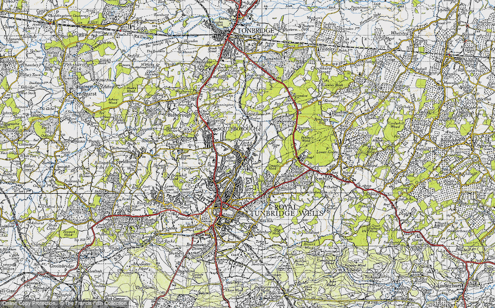 Old Map of High Brooms, 1946 in 1946