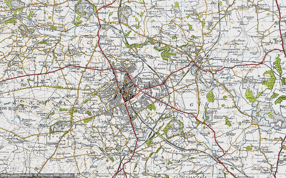 Old Maps of High Harrogate, Yorkshire - Francis Frith