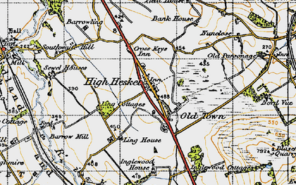 Old map of High Hesket in 1947