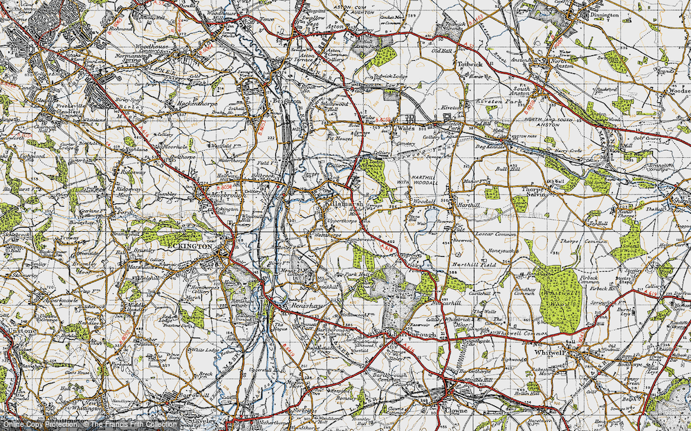 Old Map of High Moor, 1947 in 1947