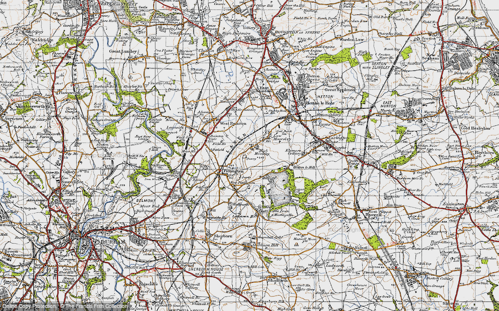 Old Map of High Moorsley, 1947 in 1947