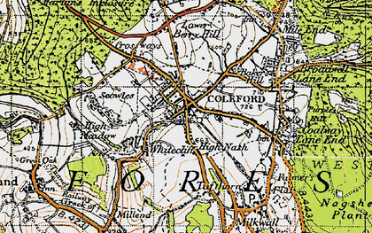 Old map of High Nash in 1946