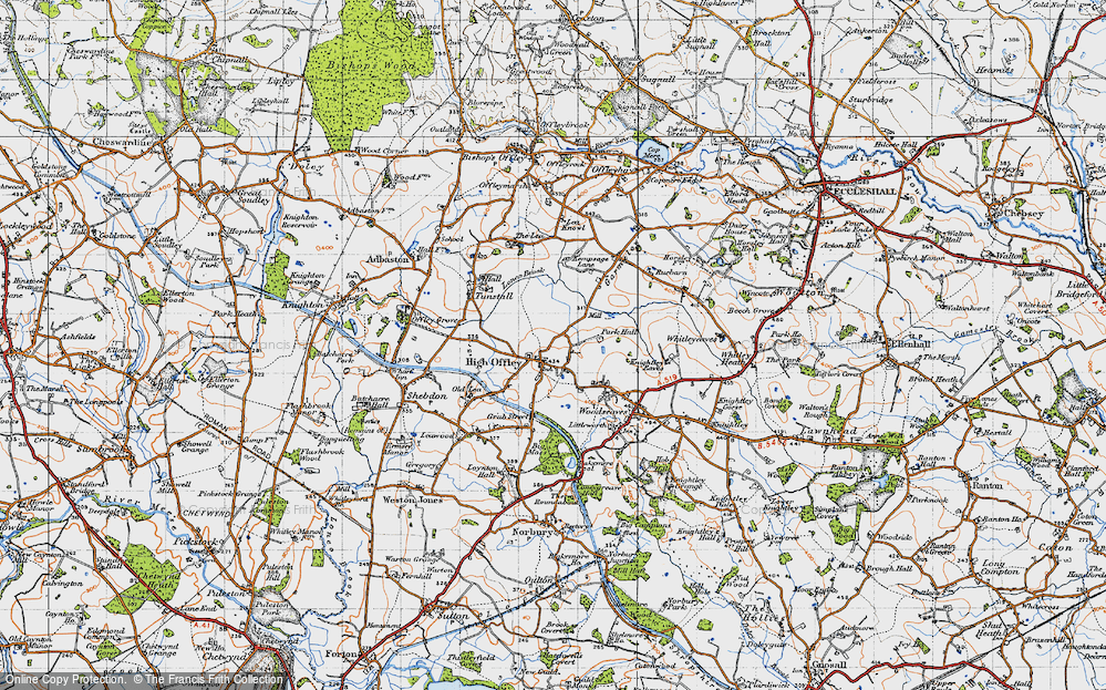 High Offley, 1946