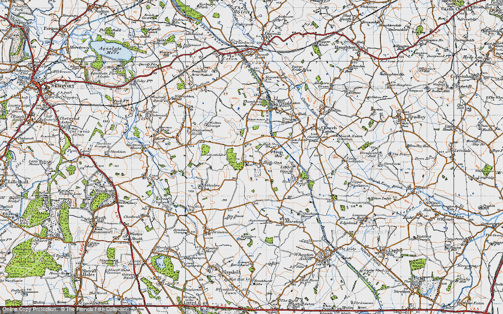 Old Map of High Onn, 1946 in 1946