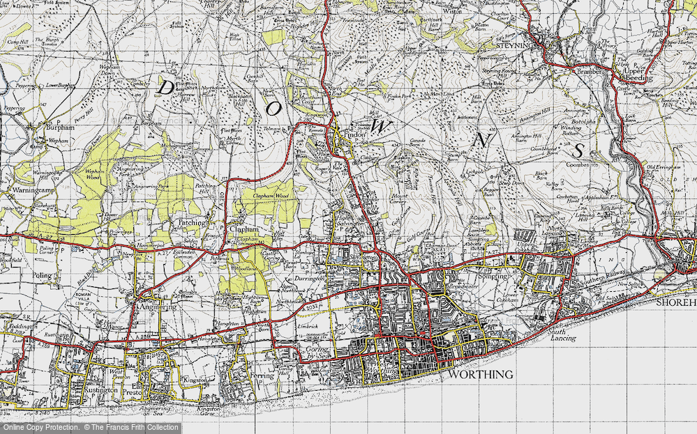 Old Map of High Salvington, 1940 in 1940