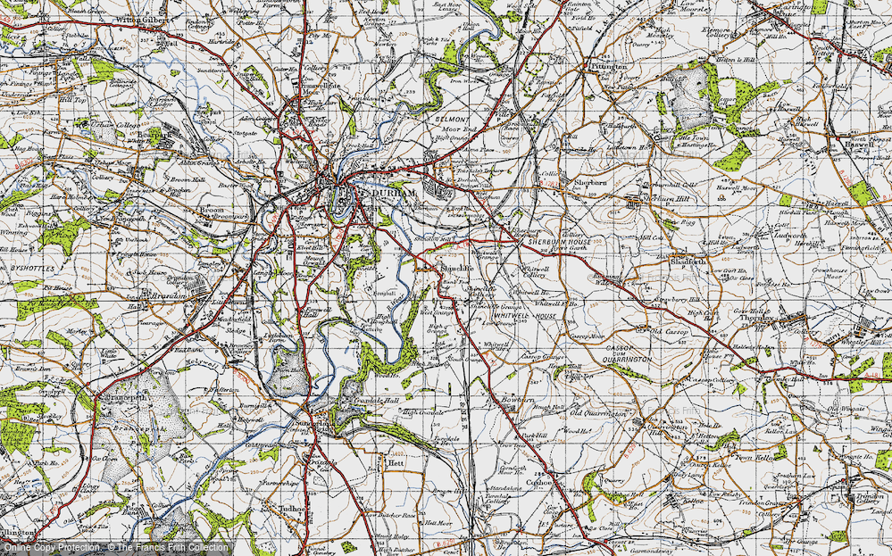 Old Map of High Shincliffe, 1947 in 1947