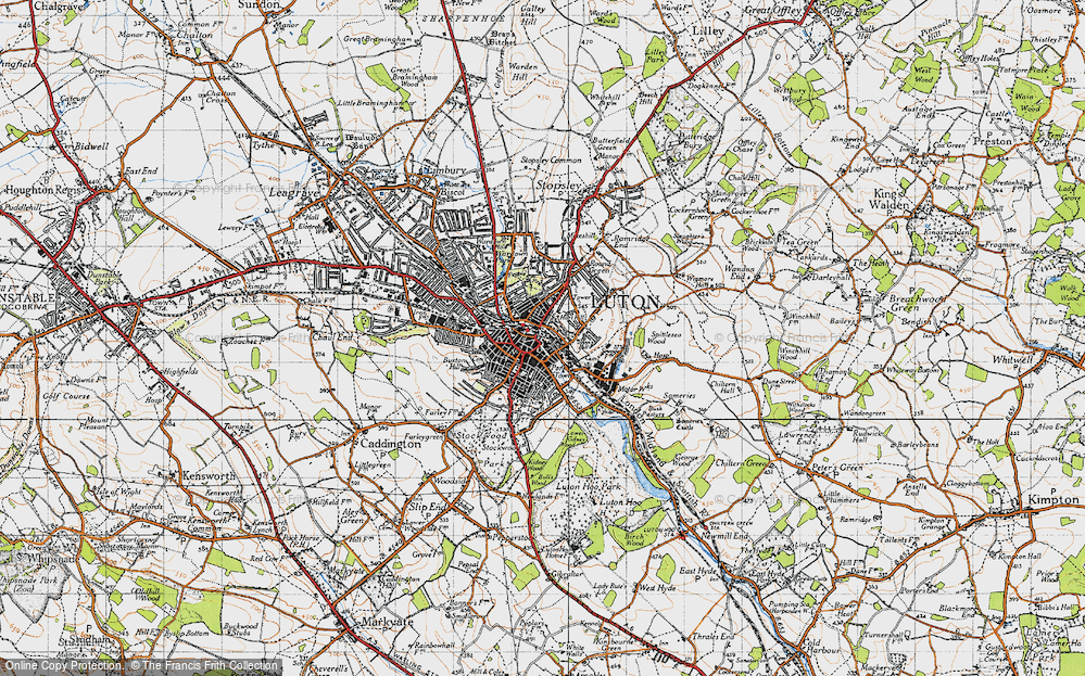 Old Map of High Town, 1946 in 1946