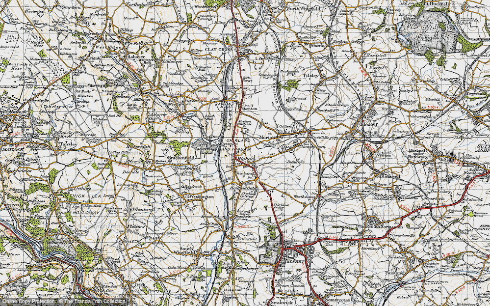 Old Map of Higham, 1947 in 1947