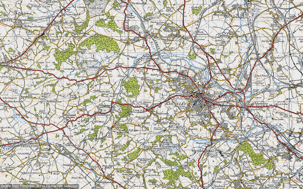 Old Map of Higham Common, 1947 in 1947