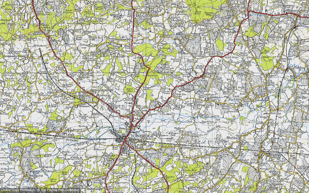 Old Map of Higham Wood, 1946 in 1946