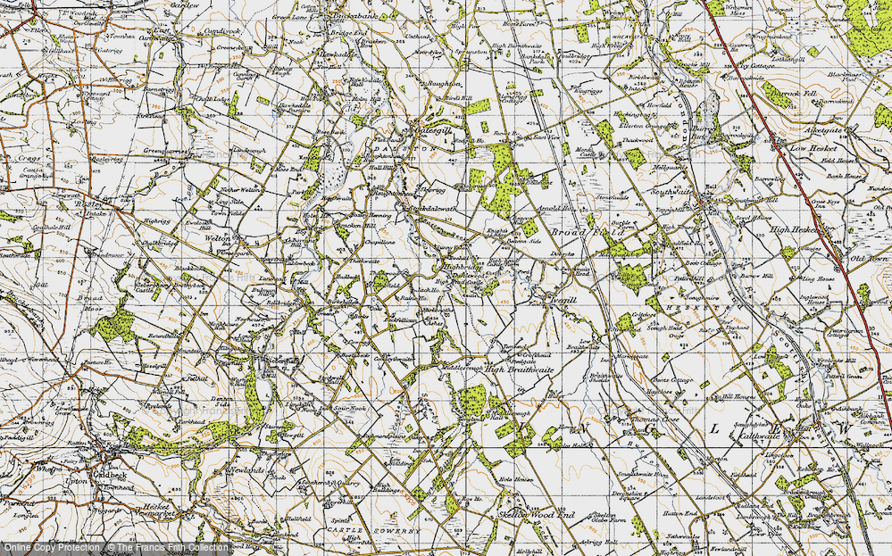 Old Map of Highbridge, 1947 in 1947