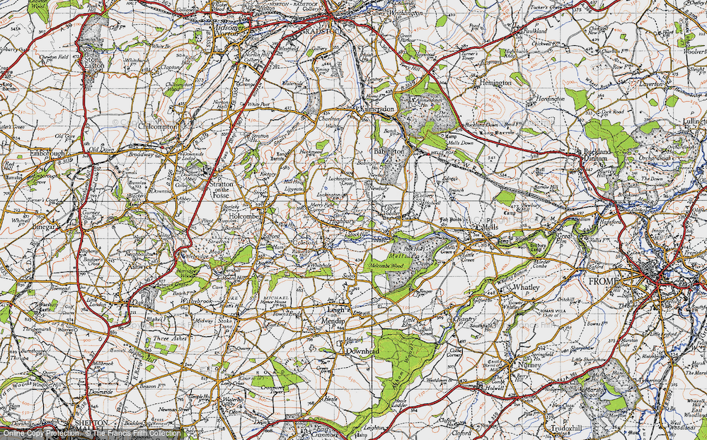 Old Map of Highbury, 1946 in 1946