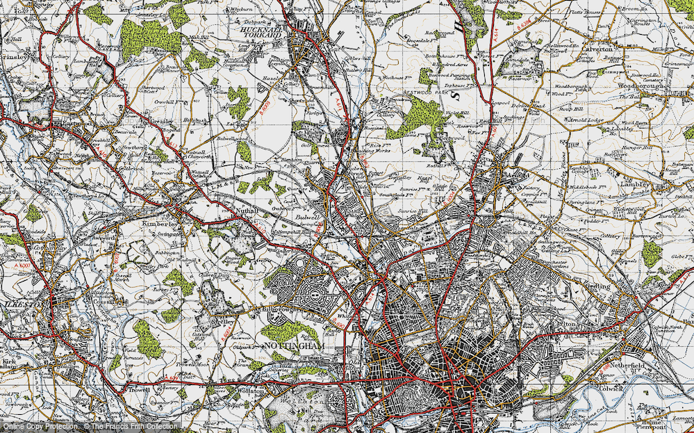 Old Map of Highbury Vale, 1946 in 1946